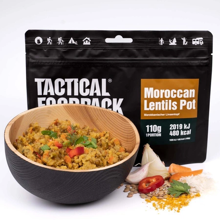 Żywność liofilizowana Tactical Foodpack marokańskie danie z soczewicą