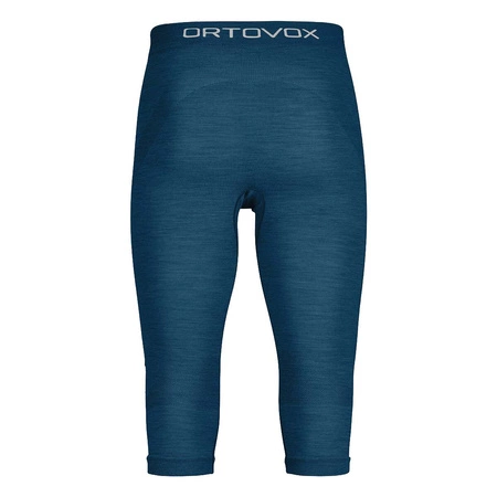 Męskie getry merino Ortovox Competition Light 120 Short Pants - Petrol Blue