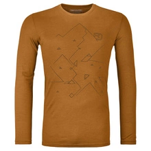 Męska koszulka merino Ortovox Tangram 185 LS - Sly Fox